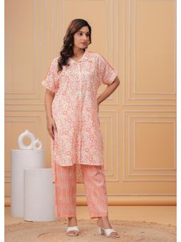 Mahee Jaipur - Orange Spring Kurta with Pant