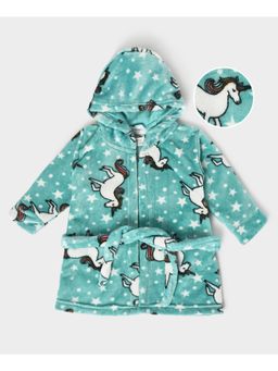 Mi Arcus - Unicorn Printed Bathrobe for Kids (Set of 2) (5-6 Years)