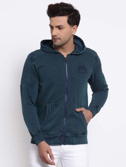 Club York - Men Green Solid Sweatshirt