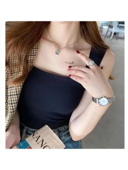 MISS MOSA BY AKANKSHA - Nino Black with Inbuilt Bra Tank Top