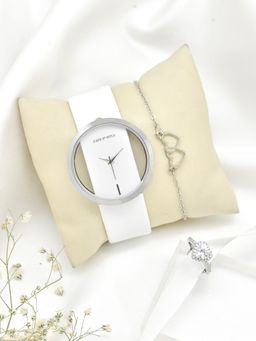 Joker and Witch - Joker & Witch White Jaini Love Triangle Watch (Set of 3)