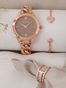 Joker and Witch - Joker & Witch Brown Jaylee Love Triangle Watch (Set of 3)