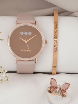 Joker and Witch - Joker & Witch Brown Rayena Love Triangle Watch (Set of 3)