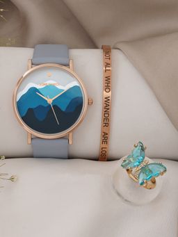 Joker and Witch - Joker & Witch Blue Kiko Love Triangle Watch (Set of 3)