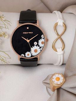 Joker and Witch - Joker & Witch Black Oopsie Daisy Love Triangle Watch (Set of 3)