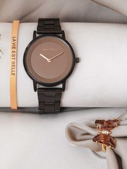 Joker and Witch - Joker & Witch Brown Melodie Love Triangle Watch (Set of 3)