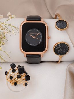 Joker and Witch - Joker & Witch Black Damie Love Triangle Watch (Set of 3)