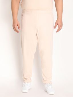 CHKOKKO - Men Casual Track Pant Lower With Pocket In Beige