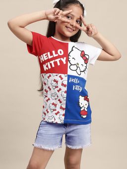 Kidsville - Kids Girls Hello Kitty Printed T-Shirt