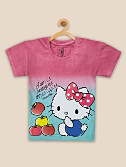 Kidsville - Kids Girls Hello Kitty Printed T-Shirt