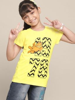 Kidsville - Kids Girls Garfield Printed T-Shirt