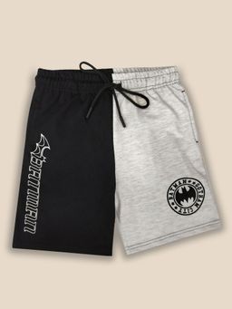 Kidsville - Kids Boys Batman Off White And Black Printed Shorts