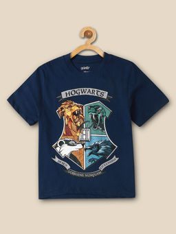 Kidsville - Kids Boys Harry Potter Blue Printed T-Shirt
