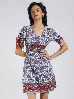 Label Ritu Kumar - V-Neck Sleeveless Dress