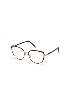 Tom Ford Eyewear - FT5741B55001 Blue Block Cat Eye Frames for Women (55)