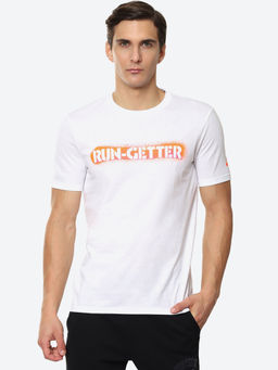 ASICS - M Heritage Font Gpaphic Tee 4 White Men Gym & Training T-shirts