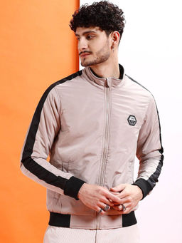 The Indian Garage Co - Mauve Solid Regular Fit Jacket