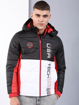 The Indian Garage Co - Black Colorblock Regular Fit Jacket