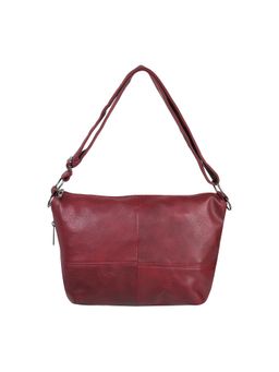Walkway - Maroon Textured Mini Handbag for Women (M)