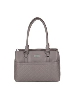 Walkway - Grey Quilted Handbag for Women (M)