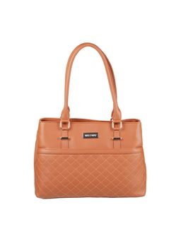Walkway - Tan Quilted Handbag for Women (M)