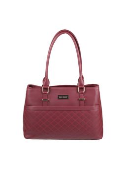 Walkway - Maroon Quilted Handbag for Women (M)