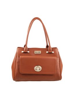 Walkway - Brown Solid Handbag for Women (M)
