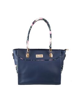 Walkway - Navy Blue Floral Handbag for Women (M)