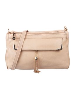 Walkway - Peach Textured Mini Sling Bag for Women (M)