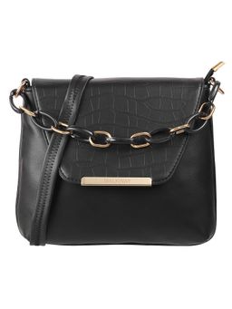 Walkway - Black Mini Sling Bag for Women (M)