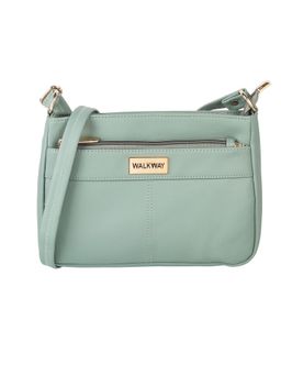 Walkway - Light Green Solid Mini Sling Bag for Women (M)
