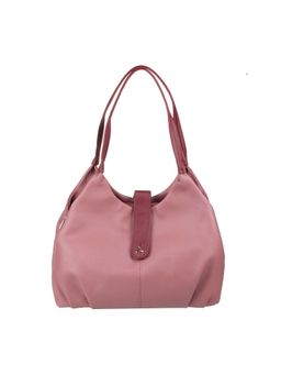 Mochi - Pink Solid Handbag for Women (XL)