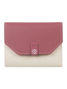 Walkway - Pink Colorblock Wallet for Women (S)