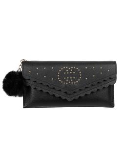 Walkway - Black Wallet for Women (S)