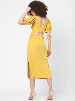 ONLY - Women Casual Yellow Dress