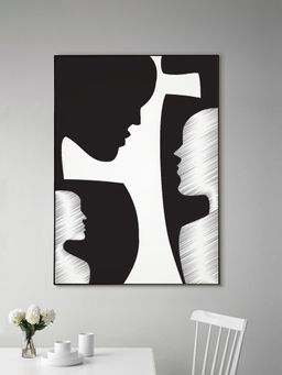 Nestroots - The Ripples Of Time Black Frame Wall Painting