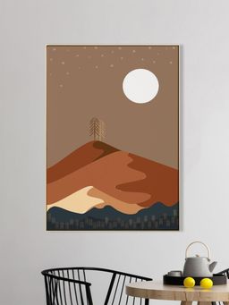 Nestroots - Escape To Your Happy Place Gold Frame Wall Painting
