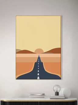 Nestroots - A Journey Awaits Gold Frame Wall Painting