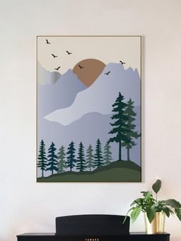 Nestroots - A Secret Garden Revealed Gold Frame Wall Painting