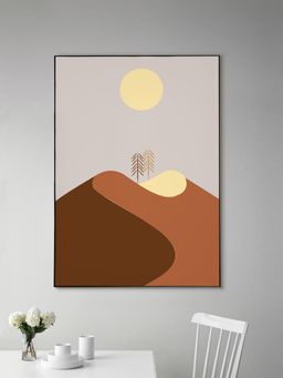 Nestroots - Sands Of Time Black Frame Wall Painting
