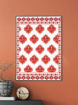 Nestroots - Mughal Bazaar Bustle Black Frame Wall Painting