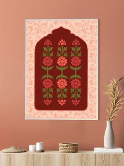 Nestroots - Passage To Paradise White Frame Wall Painting