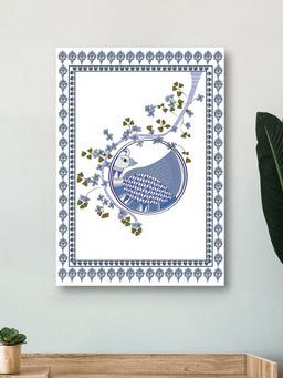 Nestroots - Whispers Of The Indigo Moon Wall Painting
