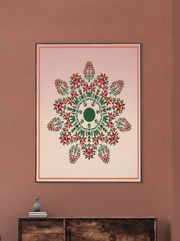 Nestroots - Rhythm Of The Soul Black Frame Wall Painting