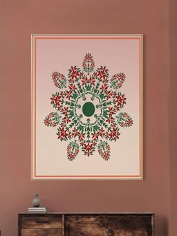 Nestroots - Rhythm Of The Soul Gold Frame Wall Painting