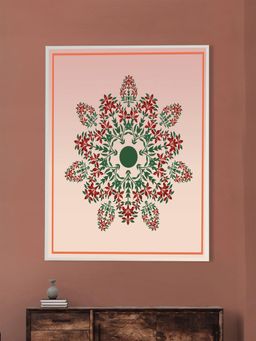 Nestroots - Rhythm Of The Soul White Frame Wall Painting