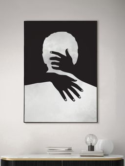 Nestroots - Behind The Veil Black Frame Wall Painting