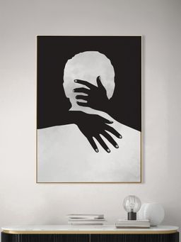 Nestroots - Behind The Veil Gold Frame Wall Painting