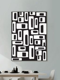 Nestroots - From The Depths Of Charcoal Black Frame Wall Painting