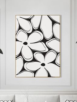 Nestroots - Blooming In The Shadows Gold Frame Wall Painting